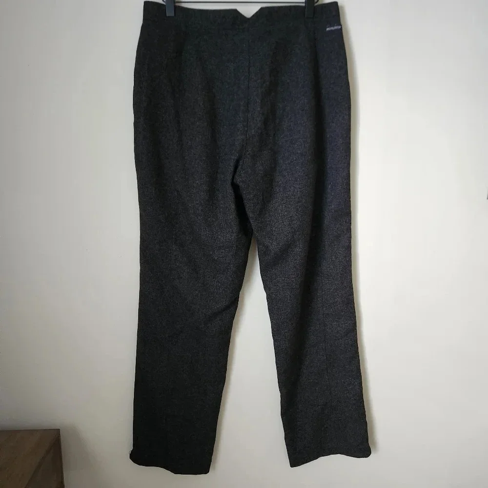 Woolrich | High Waist Straight Leg Onyx Heather Trouser Dress Pants - Size 6